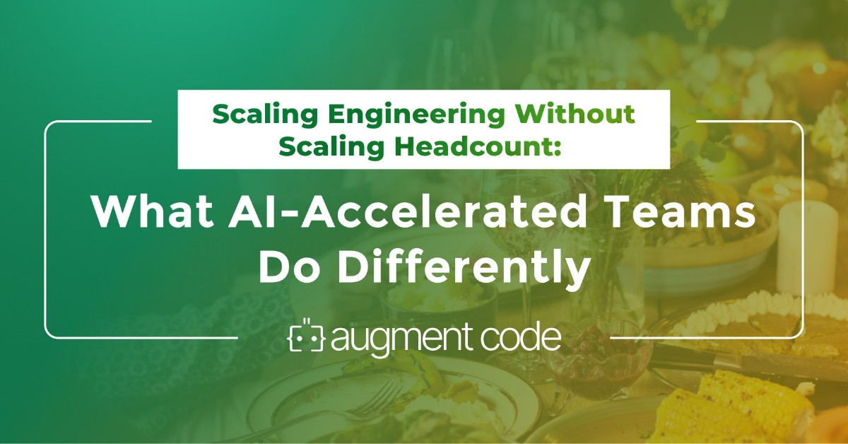 [Exec Dinner]Scaling Engineering Without Scaling Headcount: What AI ...