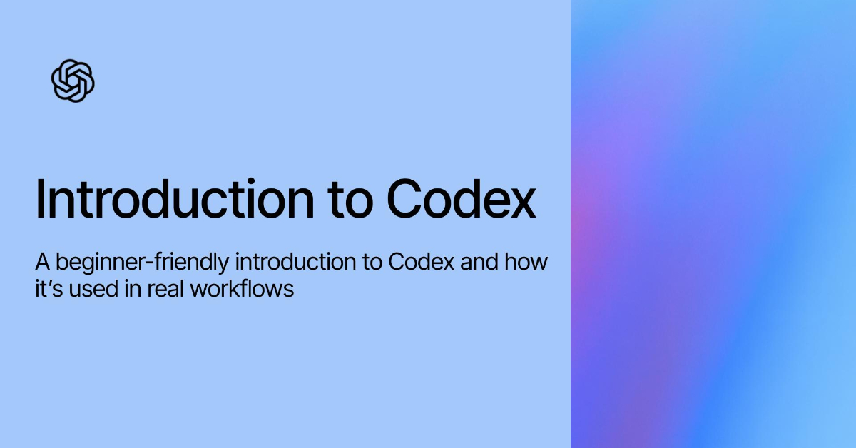 Introduction to Codex - Event | OpenAI Academy