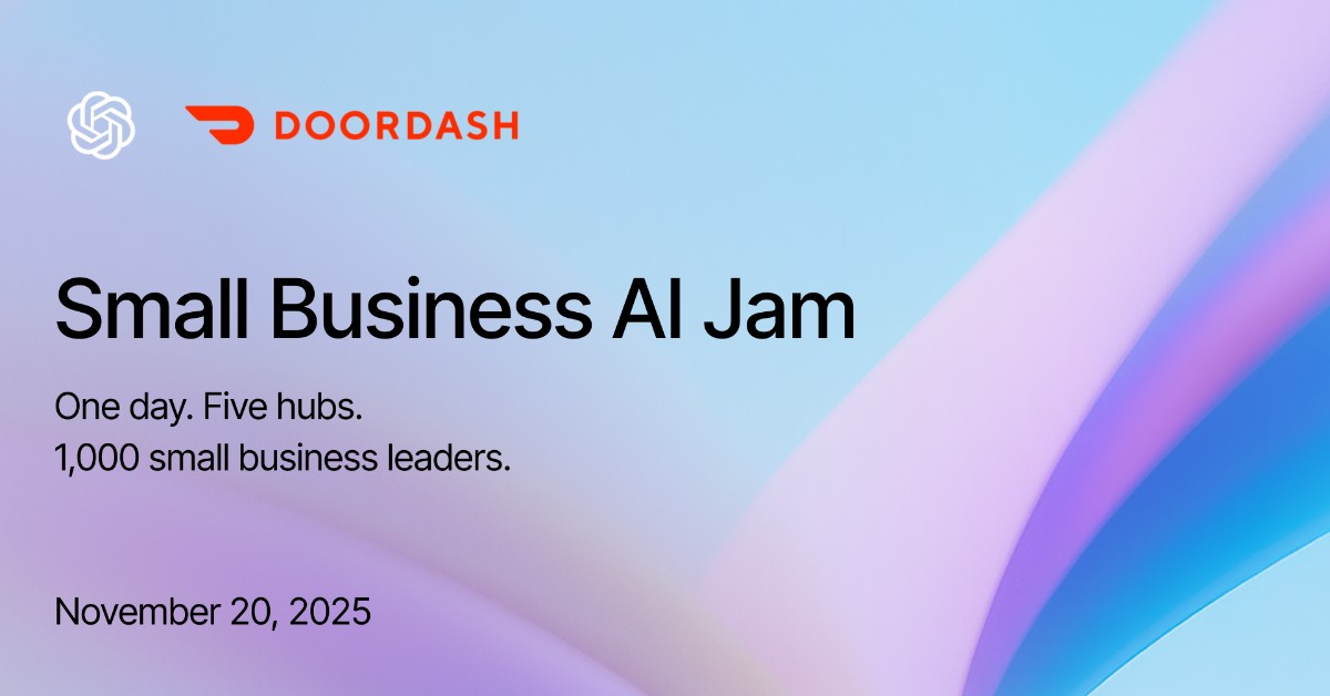 OpenAI, DoorDash, SCORE Empower 1,000 Small Businesses