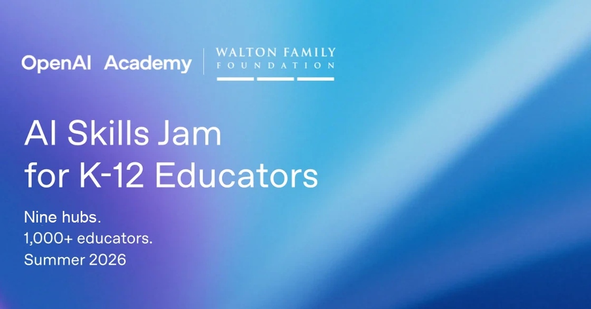 فعالية AI Skills Jam for K-12 Educators: ساعات مكتبية افتراضية