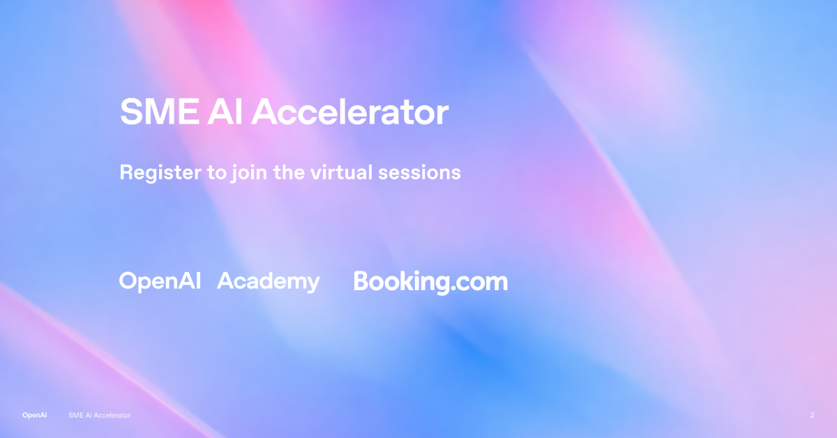 SME AI Accelerator - Event | OpenAI Academy