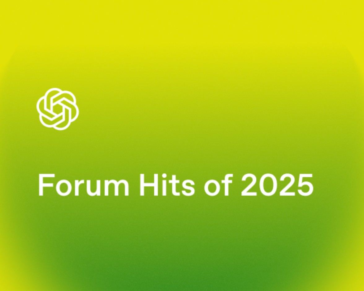 Forum Hits of 2025 OpenAI Forum — free download