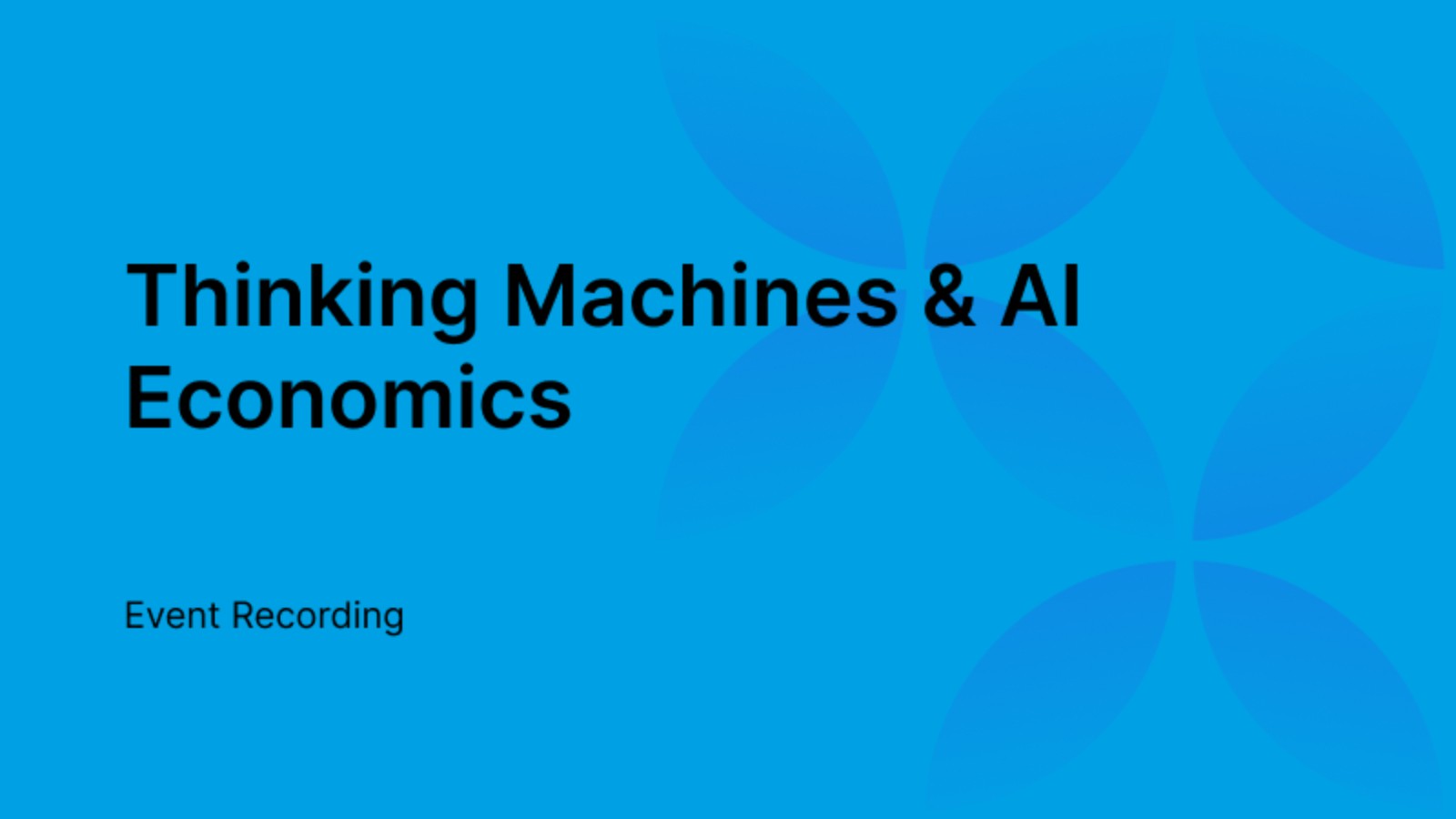 Think Machine Ai Thinking Machines & AI Economics: How Reasoning AI Is Rewriting the ...