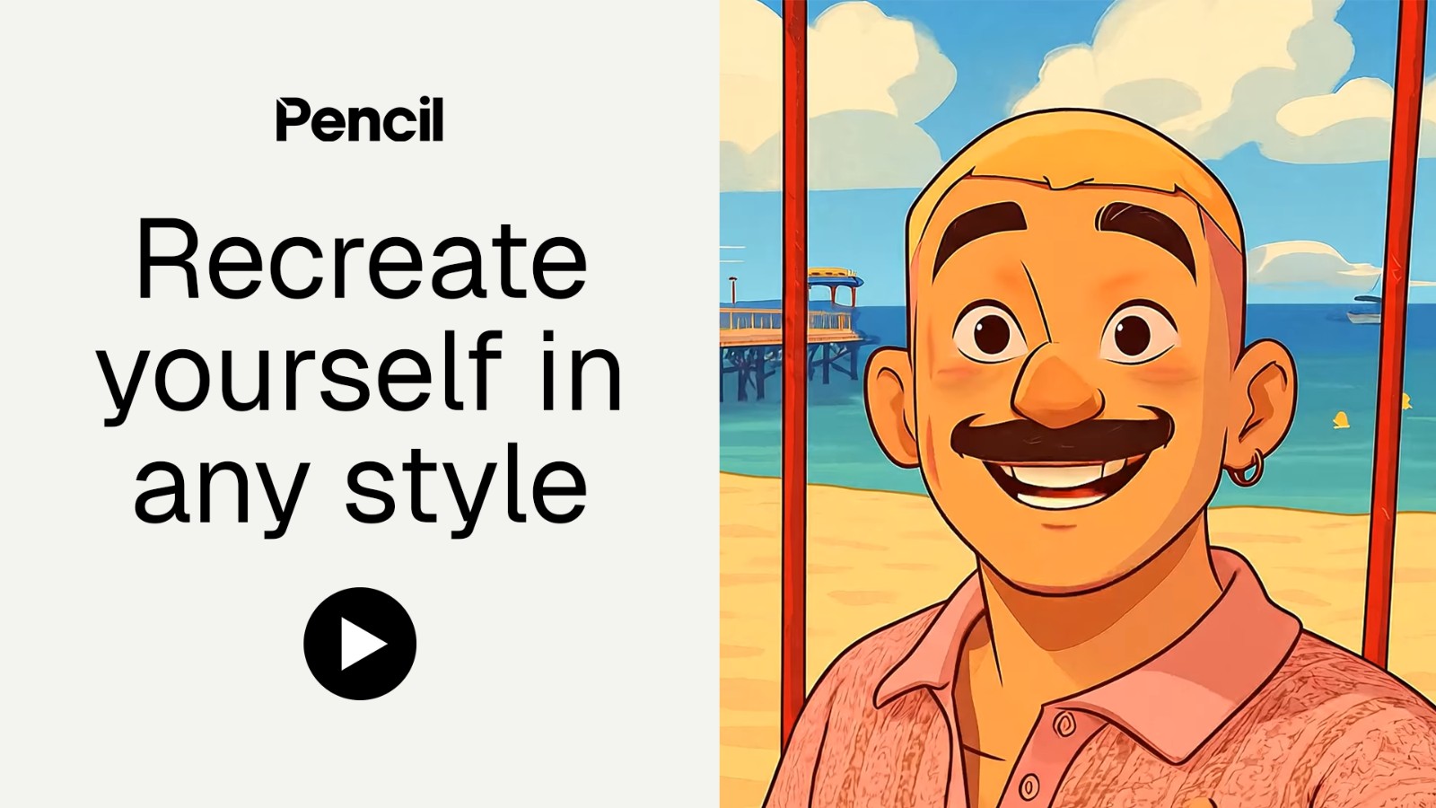 I created myself in 5 different animation styles in less than 15 ...